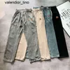 New 23ss Cargo Pants men women jeans designer pants Carhar fashion brand embroidered Pants washed denim womens men's loose pants