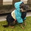 Dog Apparel Face Puffer Jacket Clothes Pet Puppy Hoodies Raincoats Warm Weatherproof Sweatshirt For Large Medium Small