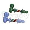 DHL!!! Beracky 5.5inch US Color Glass Hammer Pipe with Jade-like Design Hand Pipes Spoon Pipe Smoking Accessories Heady Glass Colorful Accessories