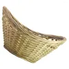 Zestawy naczyń stołowych Bamboo Storage Basket Sundries Tkane koszyki dekoracyjne Skarb Skarbowe Owoce Owoce naturalny styl jajka domowa trawa morska