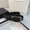 Designer belt fashion womens men designers belts leather black golden buckle classic casual simple luxury belt men wedding bridegroom ornament fa012