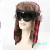 Boina Ear Catcher Ear Wings Hat Casual Bomber Piel Rusa Cálido A Prueba De Viento Engrosado A Cuadros Para Hombres Y Mujeres