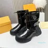 Platforma Kobiety Ruby Bot Flat Half Snow Boot ciepłe buty komfortowe Chunky dolne trampki Lekkie gumowe pojedyncze botki