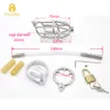 New CHASTE BIRD New Male Metal Stainless Steel Chastity Device Cock Cage Penis Belt With Ring Adult Sexy Toys BDSM A311