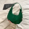 Evening Bags 2023 High Quality Market Black Green Zipper Underarm Bag PU Material Women's Shoulder Mom's Travel Leisure Style