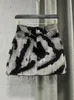 스커트 DEAT 패션 여성 데님 스커트 하이 우그 허리 넥타이 염색 된 인쇄 된 인쇄 된 무릎 스트리트웨어 스커트 스프링 트렌디 17A2006H 231130
