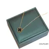 Van Clover Armbanden gouden ketting dames designer ketting voor vrouw ketting mannen Eenvoudige bloem Strass ketting mode Verguld Leuke ketting mode op maat m