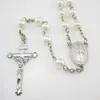 Pendant Necklaces 12pcs Of Assorted Four Colors Catholic 6mm Glass Bead Rosary 3pcs Each Color