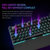 Klawiatury Aula F2088 Mechanical Gaming Keyboard Anti-Ghosting 104 Brown Switch Blue Pnered Mieszany klawisz na laptopie PC 231130