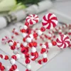 Weihnachtsdekorationen, 6 Stück, Süßigkeiten-Ornamente, Party-Baum-Dekoration, Geschenk zum Einstecken