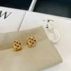 Colar oco clássico com pingente exclusivo, conjunto profissional de joias combinando, acessórios clássicos de luxo em ouro 18k