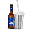 Tazze Bicchiere bianco Birra 200-500ml Tazze da campeggio Whisky da viaggio Bere Acciaio inossidabile Tè Caffè Vino 304 Tazza Tazza