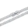 Liftjoys 925 plaqué or argent Sterling 3mm 4mm 5mm diamant Moissanite Zircon pierres précieuses chaîne de Tennis Bracelet collier bijoux
