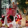 Decoratieve Bloemen Kerstboom Decoratie Goud Zilver Rood Poeder Draak Baard Simuleren Bessen Takken Thuis Bruiloft Feestartikelen