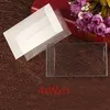 Jewelry Pouches 50pcs 4xWxH Plastic Box Storage PVC Clear Transparent Boxes For Gift Wedding/Tool/Food/Jewelry Packaging Display DIY