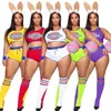 Cheerleading Women's Basketball Football Auto Show Top Shorts Headwear Three Piece Costume School Girl Cheerleading Team Performance Clothing 231201