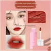 Lip Gloss Lip Gloss Cartoon Cute Matte 4-Piece Set Glaze And Does Not Stick To Cups Beauty Products Health Makeup No Tightness Drop De Dhd5H