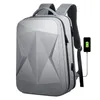 Backpack ABS Hard Shell Bag Casual Business Waterproof Travel Suitable For Men's Multi-compartment Keyboard Laptop