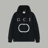 Designer Luxury Guggis Classic 2023 Automne / hiver High Edition Pull à capuche monogrammé Hoodies pour hommes et femmes