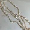 Pendentifs Hengsheng 90-120cm longue chaîne collier pour femmes filles d'eau douce naturel baroque perles 5-9mm pull Vintage
