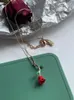 Boucles d'oreilles Rose rouge pour femmes, bijoux à la mode, accessoires de fête, cadeau