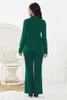 Women's Two Piece Pants Elegant Two-piece Suit Women Business Suits Solid Color Blazers Coat Long Sets Office Lady Outfits Uniform