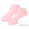 Chaussettes en Silicone pour femmes, Gel doux craquelé hydratant, Spa, pédicure, soins des pieds