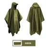 Raincoats Rain Poncho med Pocket Raincoat Multifunktionell 3 i 1 jacka Kvinnor