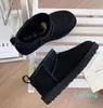 Kastanjebont Slides Tazz Schapenvacht Muiltjes Dames Ultra Platform Slip-on Schoenen mode