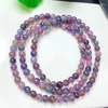 Strand Natural Colalled Crystal Triple Circle Armband Healing Fashion Reiki Fengshui Jewelry Birthday Present 5mm 1st
