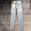 Jeans Mens Purple Designer Pants Ripped Straight Regular Denim Tears Loose Washed Chg23071919 H8