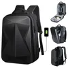 Rucksack ABS Hartschalentasche Casual Business Wasserdicht Reisen Geeignet für Herren-Laptop mit mehreren Fächern und Tastatur