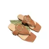 2024 New Summer Beach slippers Hot Selling luxury Sandals fashion G Soft Leather Flip Flops Designer Women Sandals Flat heel Lady slippers Big Size eu35-42 with box