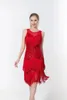 Casual Jurken Fashion Party Vrouwen Jurk Avond Pailletten Gewaad Kwasten Zomer Vrouw Dans Podium Dames Elegante Vestidos Kleding