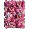 Decorative Flowers Wreaths Candy Artificial Backdrop Wall Artificial Flower Hydrangea Row Wedding Po Studio Window Decoration Background Wall 231201