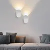 Wandlamp Moderne LED Voor Slaapkamer Nachtkastje Gangpad Woonkamer Trap Licht Schansen Indoor Home Decor Armatuur Glans