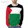 Camisetas para hombre, Camiseta larga Unisex para hombre, bandera palestina, camiseta con estampado 3D palestino para hombre, ropa de moda, chándales con mangas