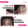 Sentetik peruklar 150inden oluşan mikro kutu örgü dantel ön peruk uzun brezilyalı havana bükülme, bebek saçlı Afrikalı Amerikalı siyah kadın dh3nt