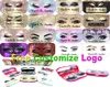 Ciglia di visone 25mm Ciglia 3D Trucco occhi 3D visone ciglia finte morbide naturali spesse 25mm ciglia finte lashes1781984