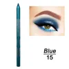 Eye ShadowLiner Combinaison 14 couleurs Eye Liner Pen Eyeliner coloré Outils de maquillage imperméables Bleu Rouge Vert Blanc Or Marron Cosmestiques pour les yeux 231201