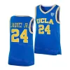 NCAA College Basketball UCLA Bruins 3 Johnny Juzang Jersey Université 24 Jaime Jaquez Jr 1 Jules Bernard 10 Tyger Campbell 2 Cody Riley 5 Ch