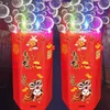 2024 Christmas Gift Toys for Kids with Lights Music Fi reworks Bubble Machine and DIY Stickers Christmas Bubble Machine for Party Reusable DHL