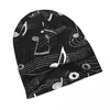 Berretti Note musicali Canzoni musicali Cappelli a cuffia Maglia Hip Hop Street Skullies Berretti Cappello Cappellini a doppio uso unisex primaverili