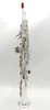 Eastern Music Pro Silver Plated BB Neck inbyggd rak saxofon 111