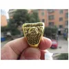 Cluster Rings 1957 Braves World Baseball Team Championship Ring with Wooden Display Box Souvenir Men Fan Wholesale Drop Deliver Dhehe