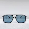 Sunglasses Silver Reflective Lenses Square Large Frame Women's 4423 Fashion Men's Glasses Simple Style 6 Colors Black Brown Blue