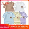 Kleidungsstücke Babykleidung Antibakterielle Neugeborene Jungen Mädchen ROMPERS LANGELEVE Kleidung Roupas Infantis 5-tägige Schifffahrtsbaby Wäschel231202