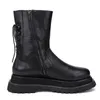 Botas 2023 Inverno Double Sole de couro masculino Black Shoe 12#20/10d50