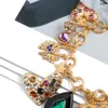 Charme de corrente combinando pulseiras de amizade para mulheres menina atacado luxo metal coração doce cristal pulseira boho namorados jóias 231202