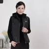 Gilets pour femmes femmes automne imperméable à capuche zippé femme gilet sans manches dame épaisse veste chaude